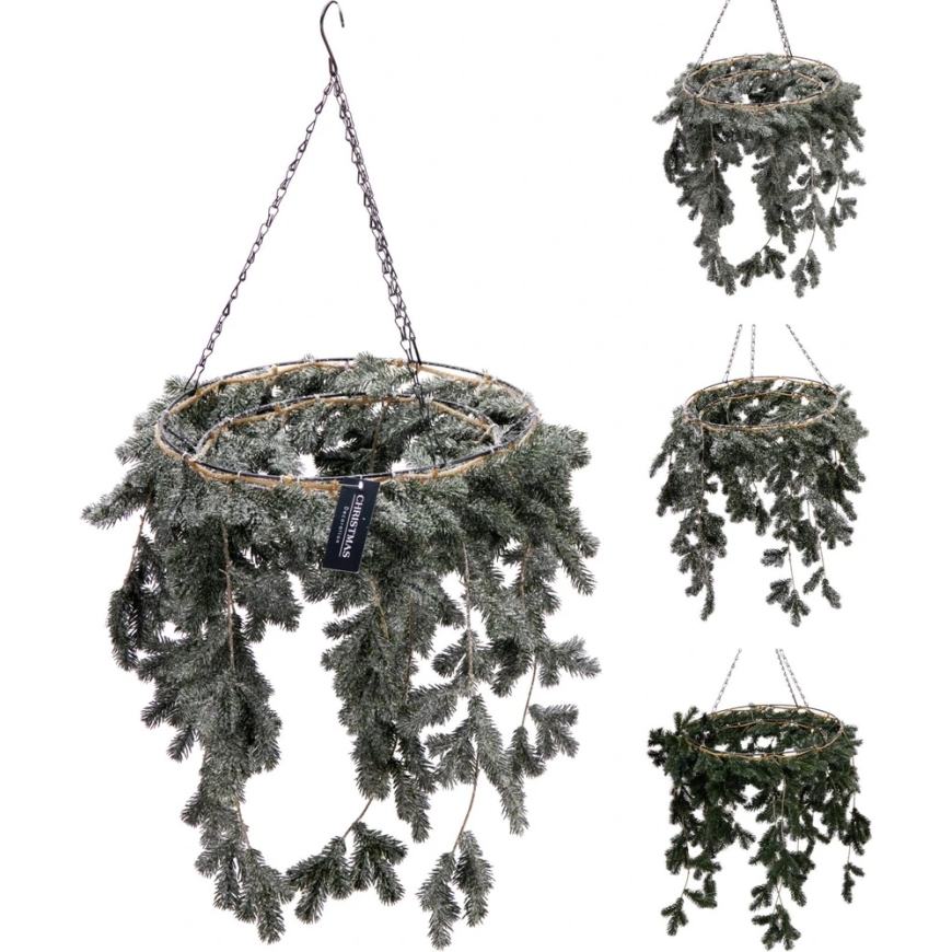 Mondex BIRD WREATH HANGING 50 CM 3 TYPES