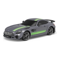 Mercedes Benz AMG GT R PRO RC 1:24 Радиоуправляемый спортивный автомобиль серебристый 17 см