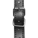 Ouch By Shots Galvas Siksnas ar Cieto Bumbu Mute - Melns