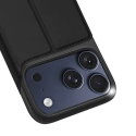 Dux Ducis Skin Pro ādas grāmatveida maciņš telefonam iPhone 18 Pro Max | iPhone 17 Pro Max melns Dux Ducis Skin Pro ādas grāmatveida maciņš telefonam iPhone 18 Pro Max | iPhone 17 Pro Max melns