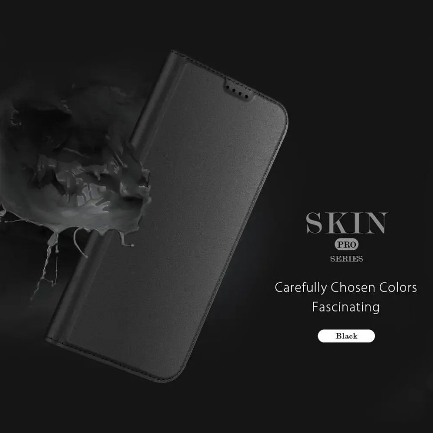 Dux Ducis Skin Pro nahast raamatutüüpi telefoni ümbris iPhone 18 Pro Max | iPhone 17 Pro Max must – 3