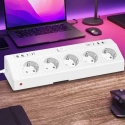 Настольная розетка с зажимами Spacetronik SPSTB131WW