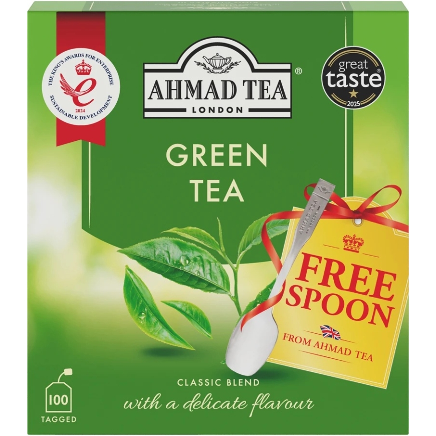Žalioji arbata AHMAD Žalias TEA, maišeliuose, 100 vnt. – 3