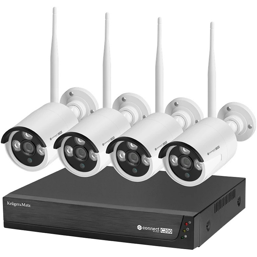Kruger & Matz Connect C200 Tuya WiFi 6 комплект мониторинга