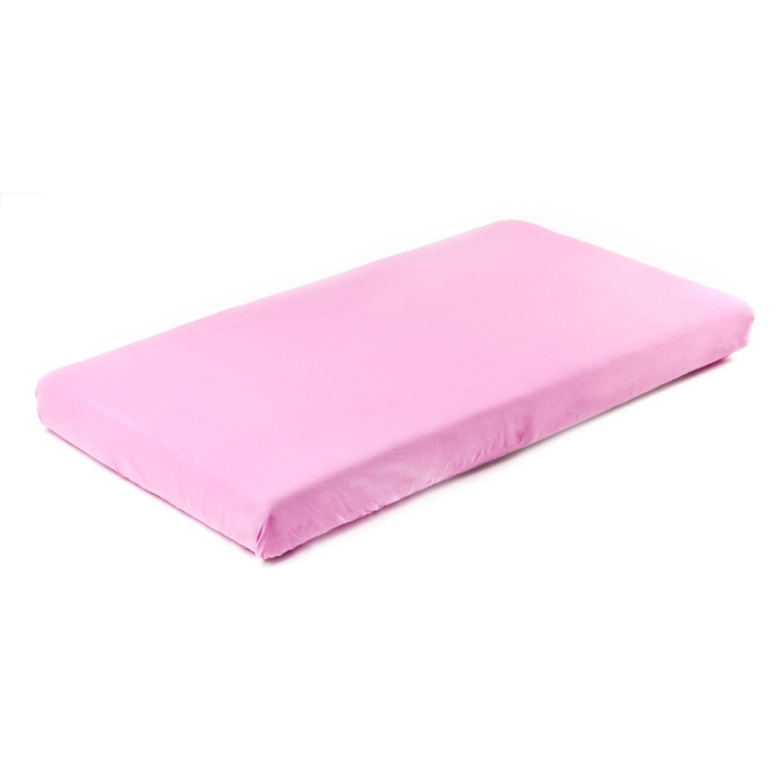 Sensillo fitted sheet jersey, pink, 120*60, 2207