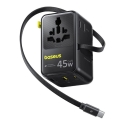 Baseus PicoGo AG11 universalus kelioninis adapteris 2AC+2U+2C 45 W E0307F00 (6942521203475)