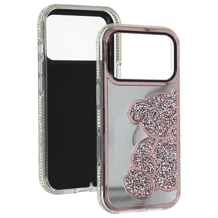 Teddy Bear phone case for Samsung Galaxy S25 Ultra (S938) pink – 4