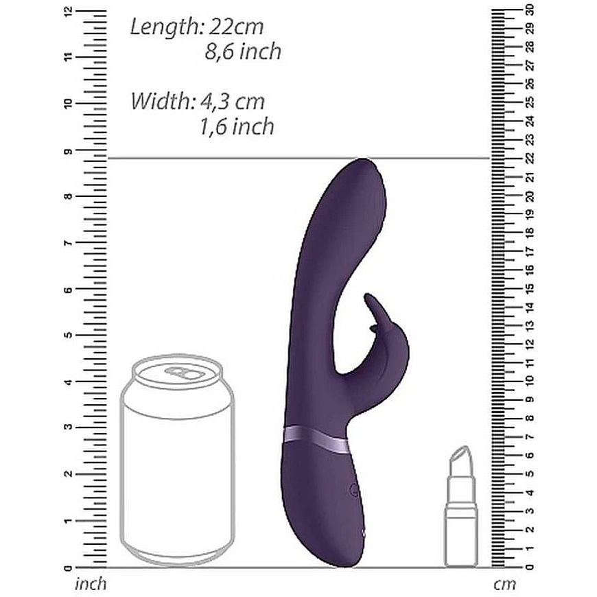 Vive By Shots Vive Vibratori pupu pyörivä hierontalaite 21cm 10 toimintoa – 5