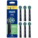 Oral-B Toothbrush Replacement Heads Black Pro CrossAction 6 pcs. (015424)