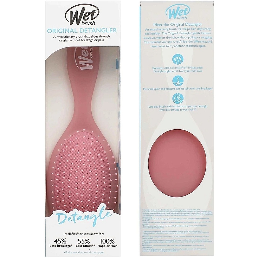Wet Brush Wet Wet Summer Quenchers Oriģinālais Atskrūvēšanas Āķis Rozā Dzēriens Matu Sukas