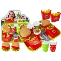 Lean Toys mänguasi hamburgerite ja friikartulitega Lean Toys mänguasi hamburgerite ja friikartulitega