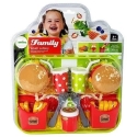 Lean Toys mänguasi hamburgerite ja friikartulitega Lean Toys mänguasi hamburgerite ja friikartulitega