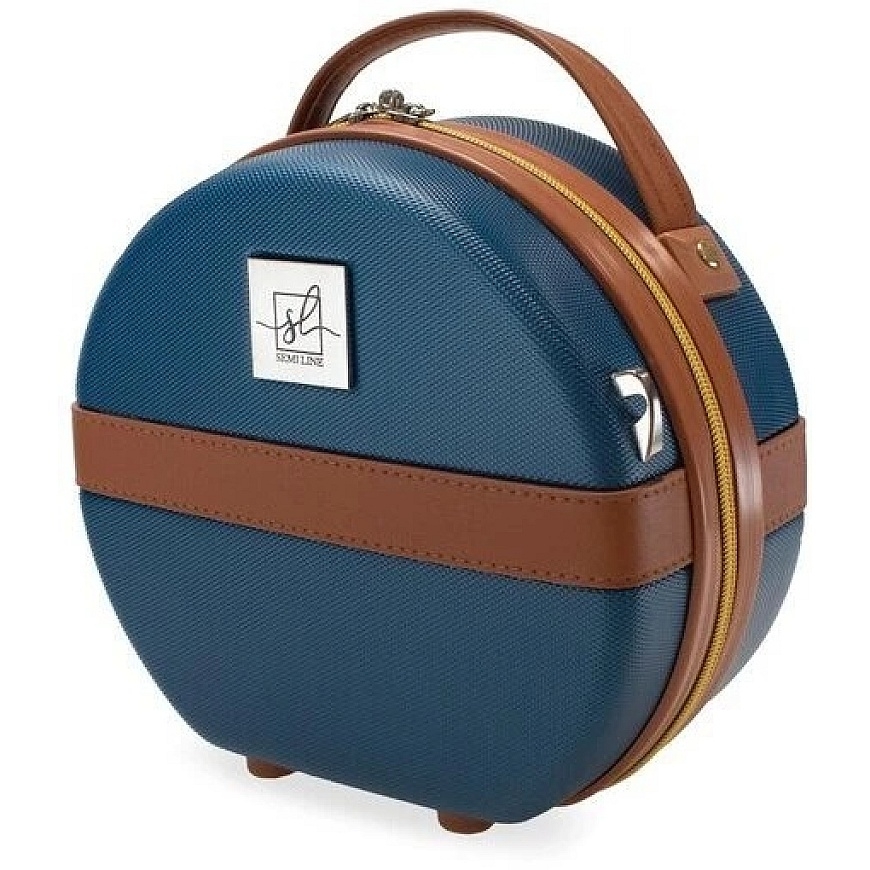 Ceļojumu rokas bagāža ABS VINTAGE T5672-1 Granāta-Brūna SEMI LINE – 4