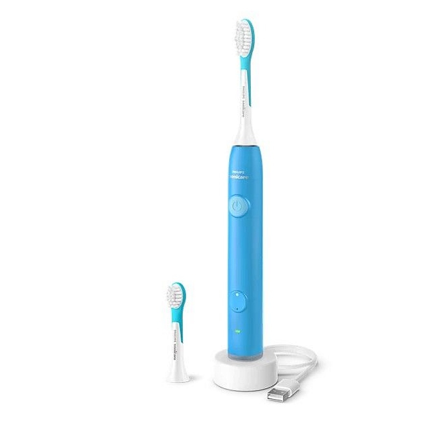 Sonicare dantų šepetėlis vaikams su Bluetooth mėlynas HX6600/12 (8720689058360)