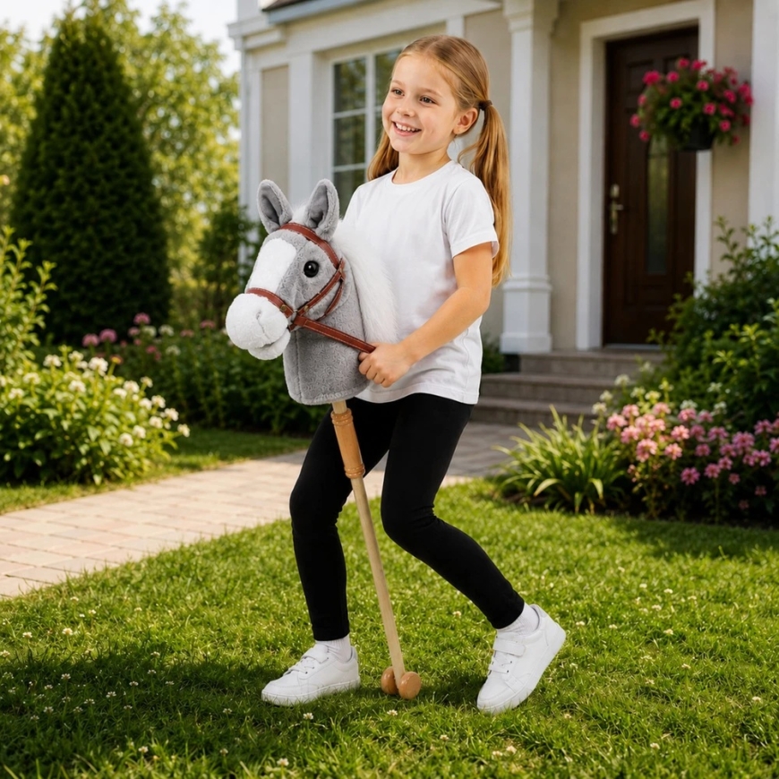 Lean Toys Лошадка на палке 100 см – 2