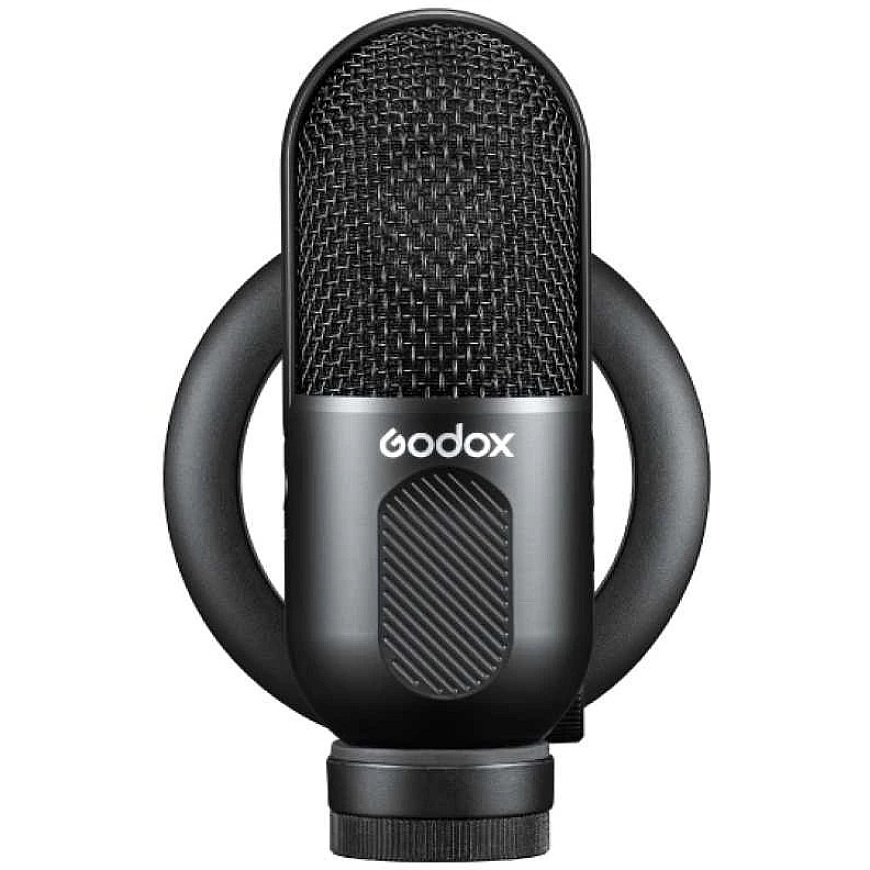 Mikrofons - Godox UMic10 USB kondensators kardioīds ar austiņu ligzdu un pop filtrs