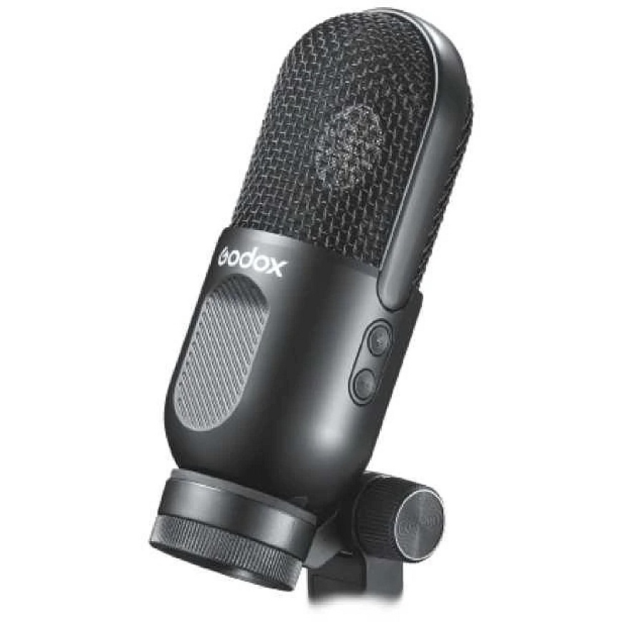 Microphone - Godox UMic10 USB Condenser Cardioid with Headphone Jack and Pop Filter – 3