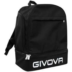 Givova Sport Small seljakott tugevdatud põhjaga, must B029-0010-UNICA