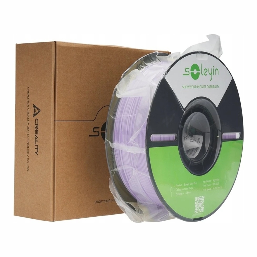 Creality Soleyin Ultra PLA filament 1,75 mm 1 kg – mandli lilla – 3
