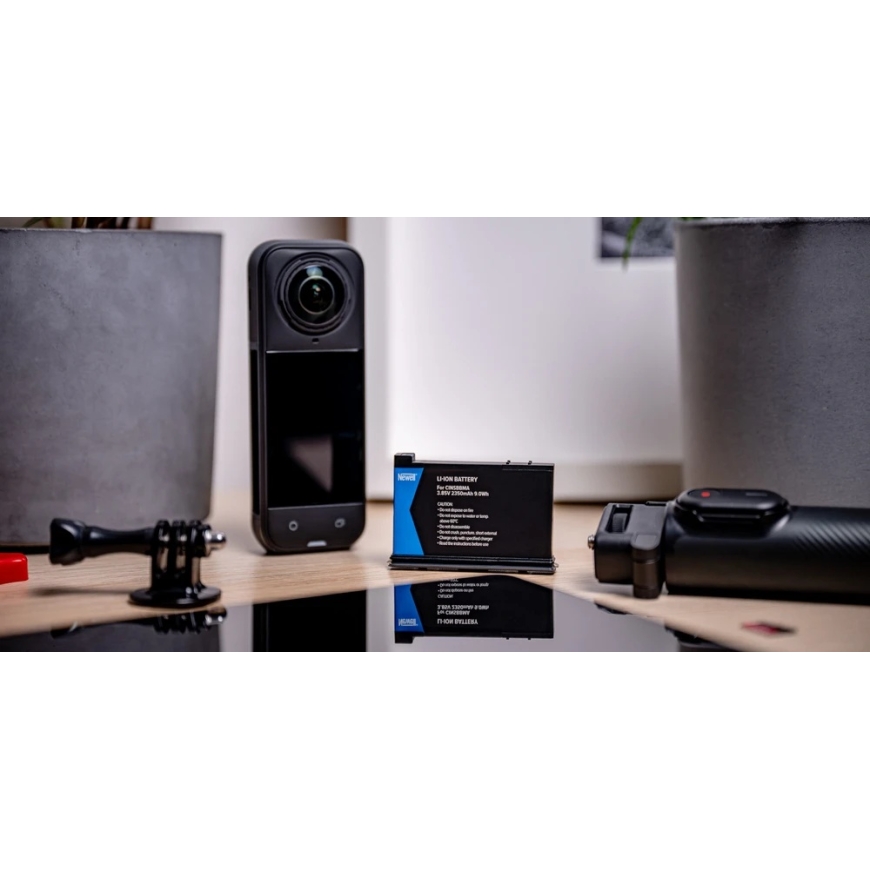 Akumulators - Newell CINSBBMA 2350mAh, paredzēts Insta360 X4 – 4