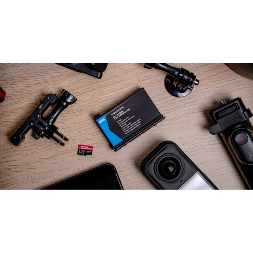 Akumulators - Newell CINSBBMA 2350mAh, paredzēts Insta360 X4 – 5