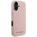 Karl Lagerfeld FW Stamped Karl maciņš ar MagSafe atbalstu telefonam iPhone 16 rozā