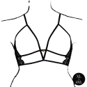 Shots Atviro back triangular bra with lace and adjustable sliders - plus size - Black Shots Atviro back triangular bra with lace and adjustable sliders - plus size - Black