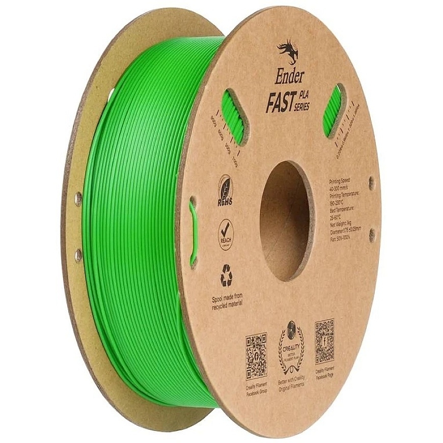 Филамент Creality Ender Fast PLA 1.75мм 1кг – Зеленый