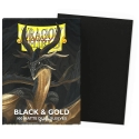 Dragon Shield Sleeves - Matte Standard size - Melns un Zelta (100 apvalku) Dragon Shield Sleeves - Matte Standard size - Melns un Zelta (100 apvalku)