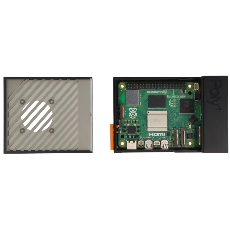 Argon40 Argon Poly+ 5 – ABS-kotelo Raspberry Pi 5:lle – musta – 2