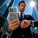Luxgrip Mag dėklas iPhone 16 Pro 6,3" pilkas Luxgrip Mag dėklas iPhone 16 Pro 6,3" pilkas