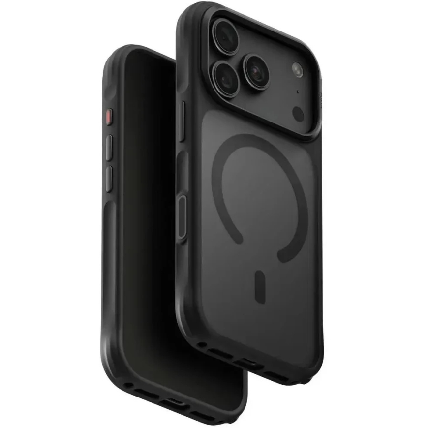 UNIQ Veren Case for iPhone 18 Pro / 17 Pro with Magclick Charging, Black