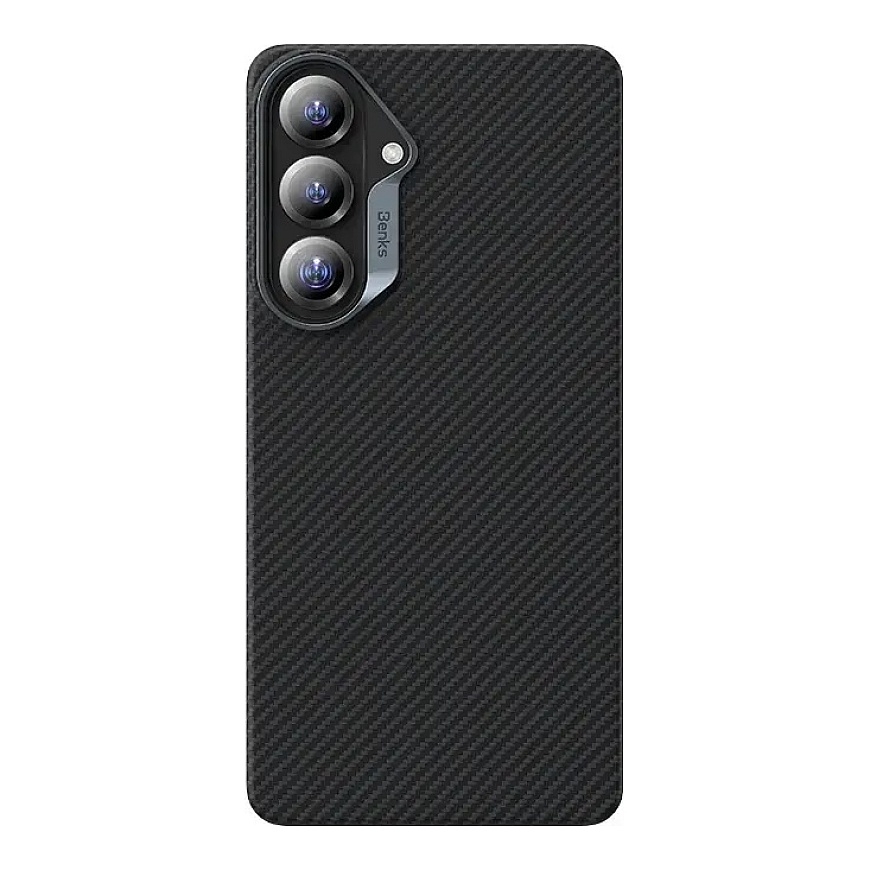 Benks Magnetic Armor Air Kevlar telefono dėklas Samsung Galaxy S26 (S942) juodas – 3