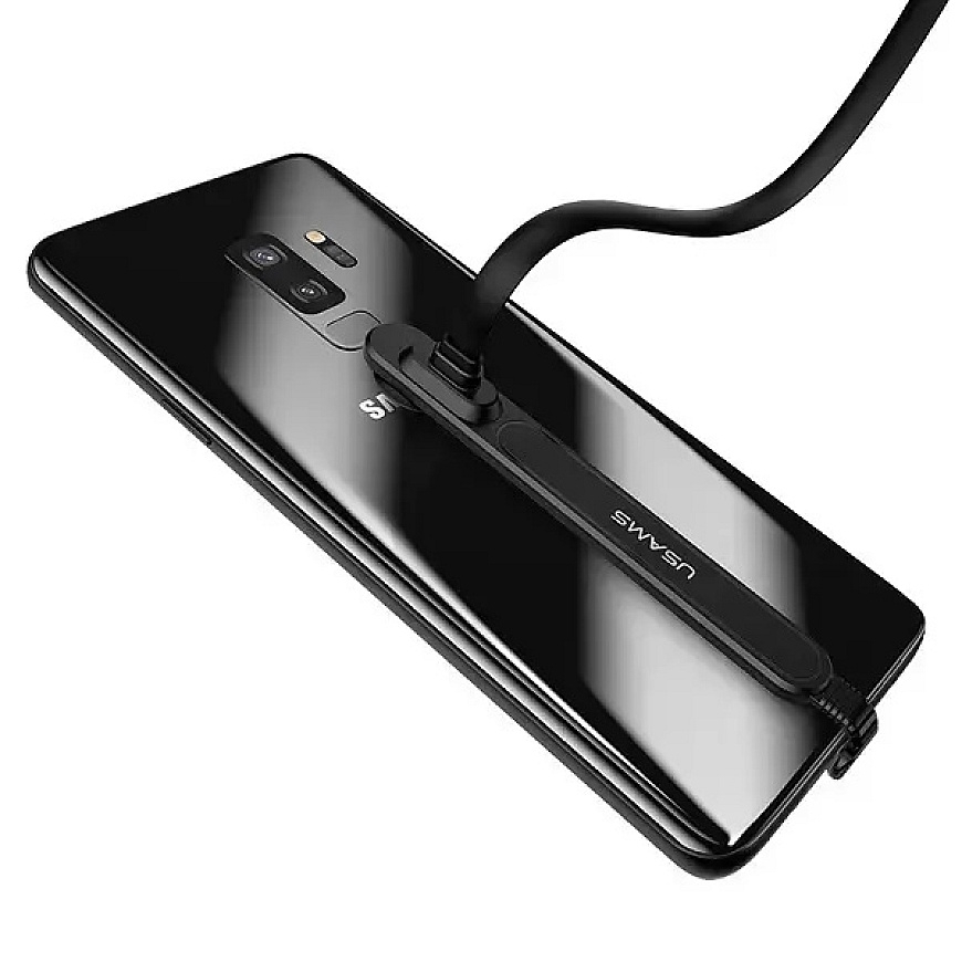 USAMS U9 US-SJ236 andmeedastus- ja laadimiskaabel | USB-A kuni USB-C | 1.5m | must