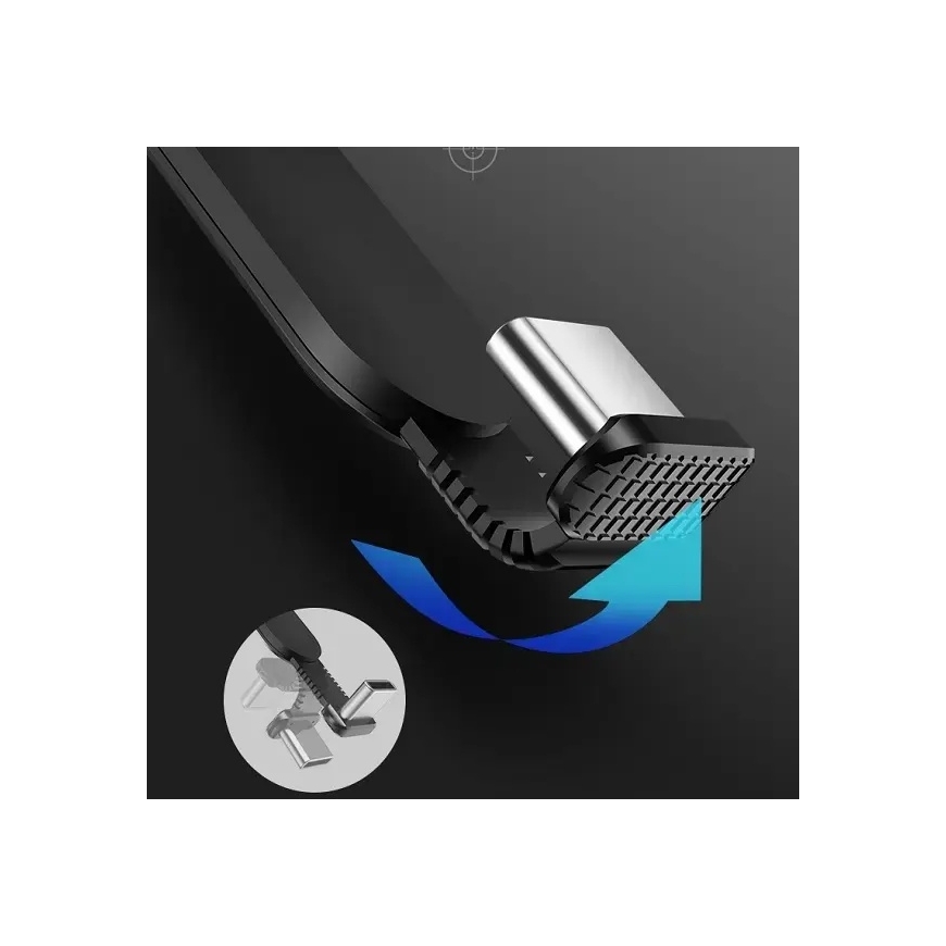 USAMS U9 US-SJ236 duomenų perdavimo ir įkrovimo laidas | USB-A į USB-C | 1.5m | juodas – 4