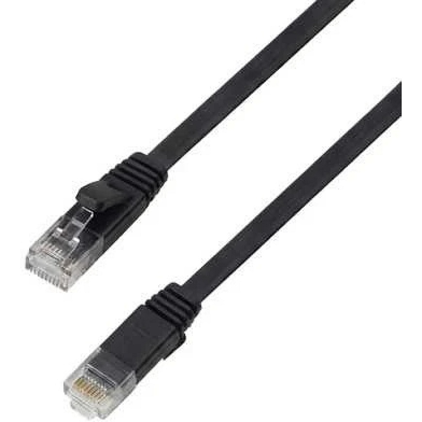 Spacetronik RJ45 CAT 6a U/UTP AWG32 lame must kaabel 7 m