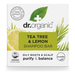 Dr.Organic Dr. organic TEA TREE AND LEMON твёрдый шампунь 75 гр