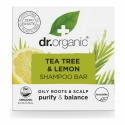 Dr.Organic Dr. organic TEA TREE AND LEMON cietais šampūns 75 g Dr.Organic Dr. organic TEA TREE AND LEMON cietais šampūns 75 g