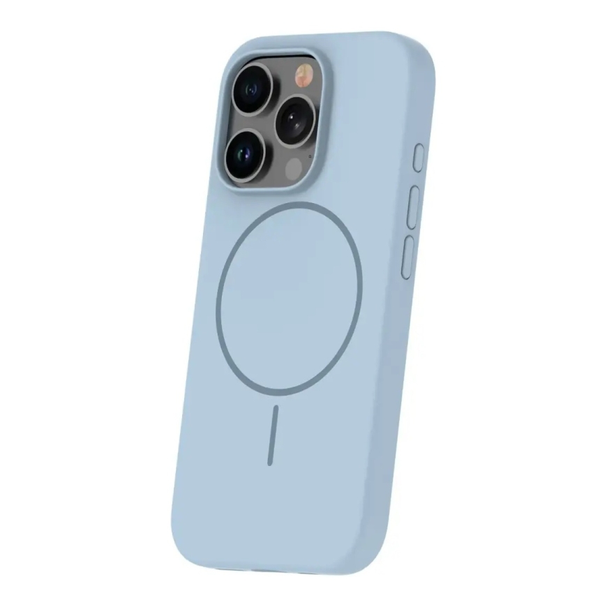 Silicone Thin Mag phone case with MagSafe support for iPhone 12 | iPhone 12 Pro blue – 2