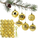 EDELMAN Koopman Decorative Plastic Safe Balls 40 pcs diameter 6 cm gold mica EDELMAN Koopman Decorative Plastic Safe Balls 40 pcs diameter 6 cm gold mica