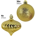 EDELMAN Koopman Koristeelliset muoviset turvalliset pallot 40 kpl halkaisija 6 cm kultainen mica EDELMAN Koopman Koristeelliset muoviset turvalliset pallot 40 kpl halkaisija 6 cm kultainen mica