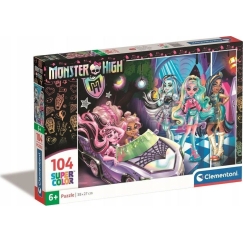 Clementoni CLE puzzle 104 SuperKolor Monster High 25783 (8005125257836)