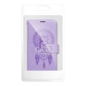 MEZZO dreamcatcher grāmatveida maciņš telefonam Samsung Galaxy S23 (S911) violets MEZZO dreamcatcher grāmatveida maciņš telefonam Samsung Galaxy S23 (S911) violets
