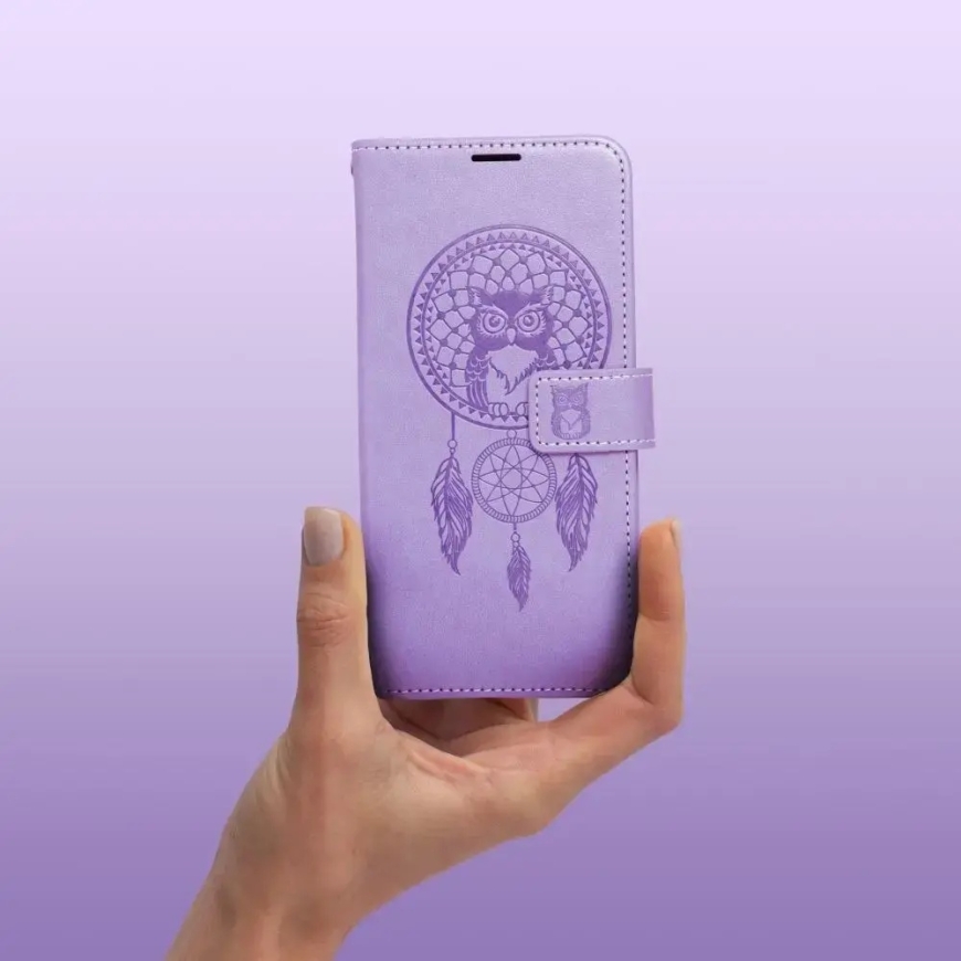 MEZZO dreamcatcher raamatutüüpi telefoni ümbris Samsung Galaxy S23 (S911) lilla – 5
