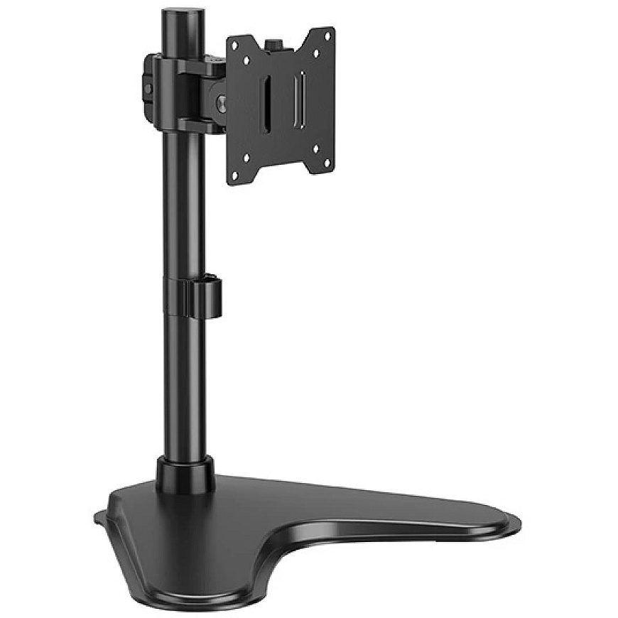 Powerton ERGO BASEO reguleeritav monitori alus, must, 20KG, vabalt seisev, 17"-35", 75x75/100x100