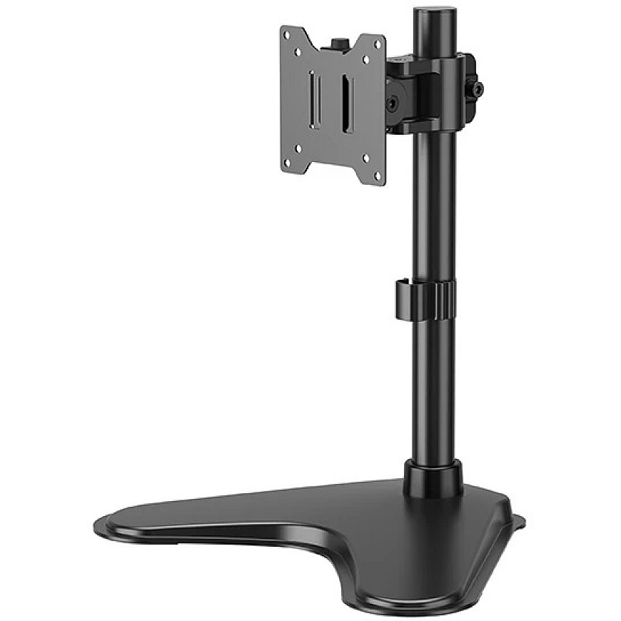 Powerton ERGO BASEO reguleeritav monitori alus, must, 20KG, vabalt seisev, 17"-35", 75x75/100x100 – 2