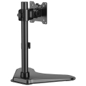 Powerton ERGO BASEO reguleeritav monitori alus, must, 20KG, vabalt seisev, 17"-35", 75x75/100x100