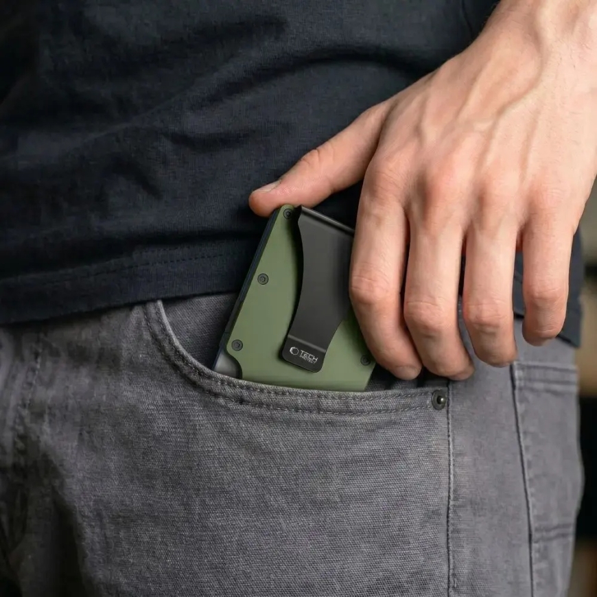 TECH-PROTECT THORN RFID КАРТА-БРЕЛОК ВОЕННЫЙ ЗЕЛЕНЫЙ – 5