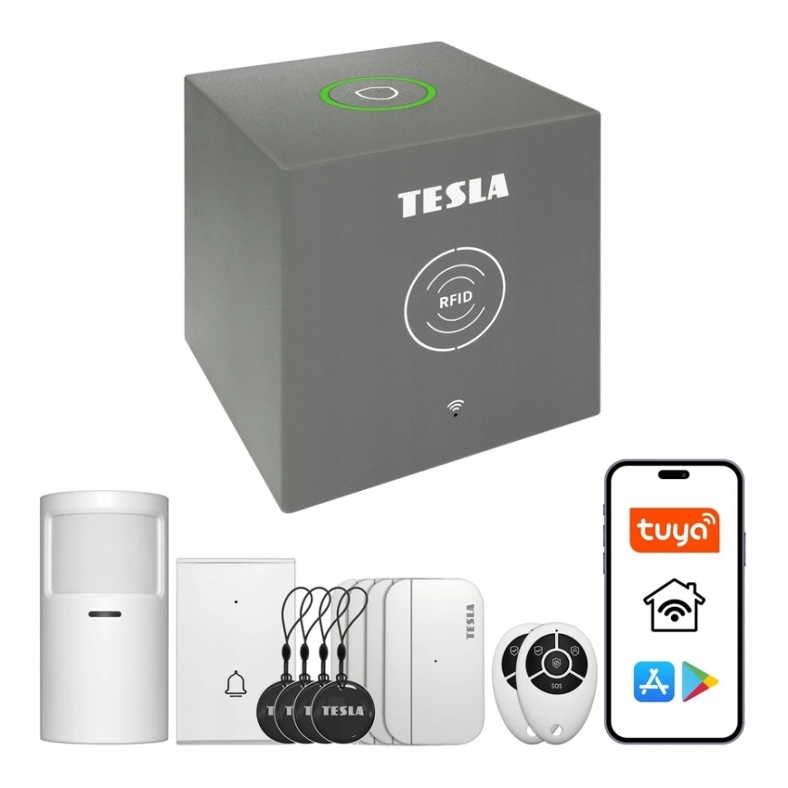 Tesla SecureQ i13 išmanioji WiFi apsaugos sistema