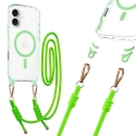 Tel Protect Strap Clear telefono dėklas iPhone 17 žalias Tel Protect Strap Clear telefono dėklas iPhone 17 žalias
